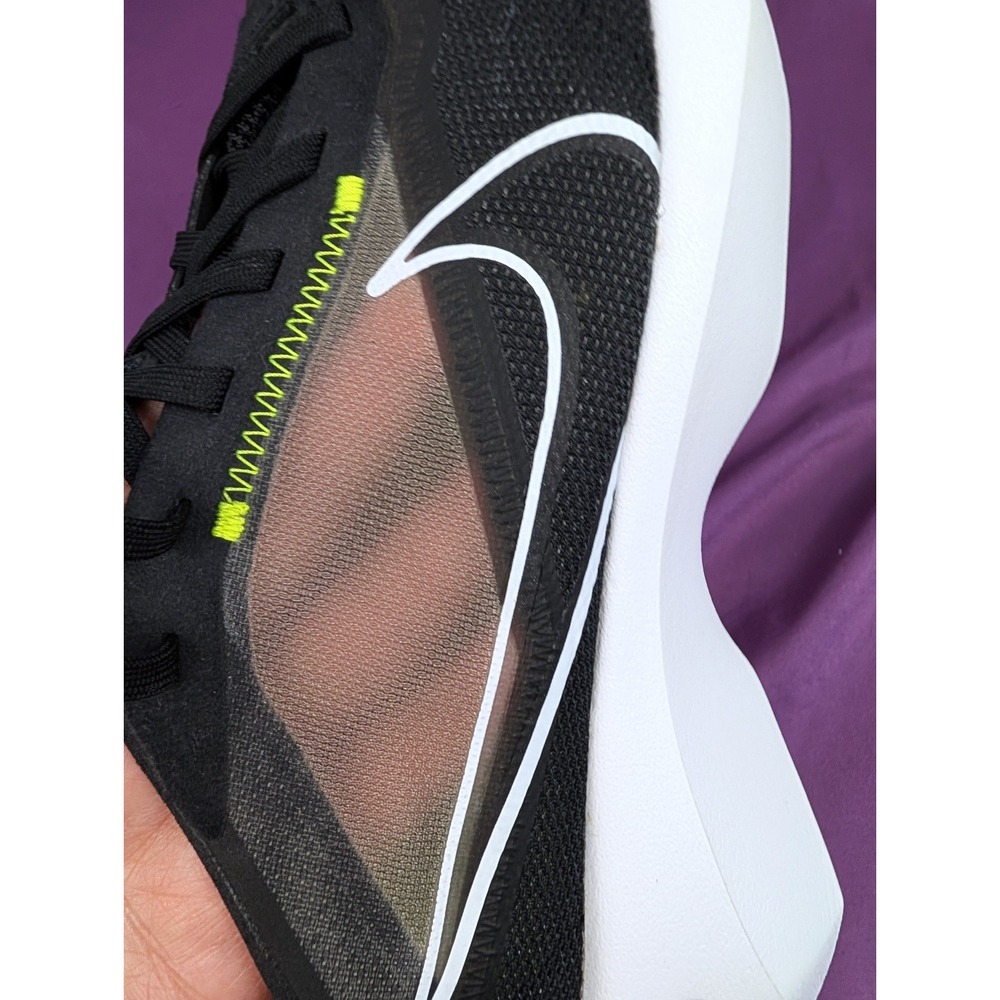 Nike Vista Lite Womens Sz 9 Black Lime Volt White Running Sneakers CI0905-001 - Picture 4 of 14